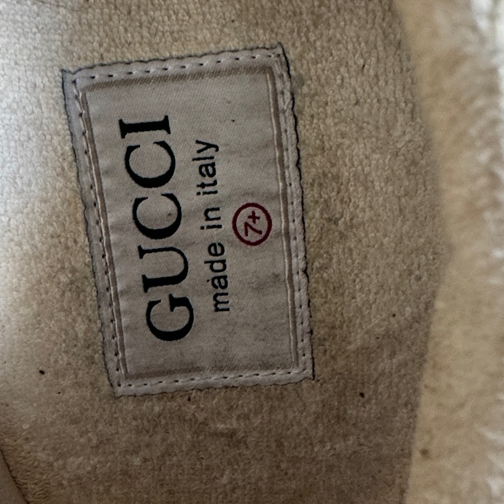 Gucci Men's White Sneakers with Red and Green Accents (size 41). - Picture 5 of 10